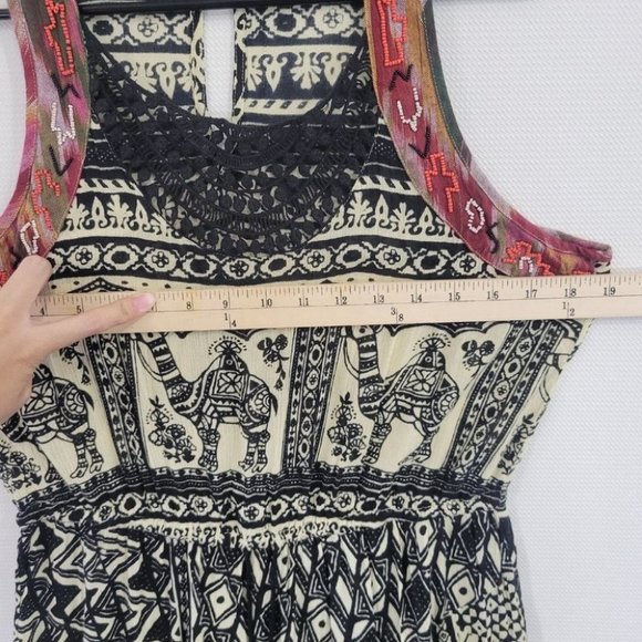 Lucky Brand Beaded Boho Casual Dress size Medium - Picture 6 of 14